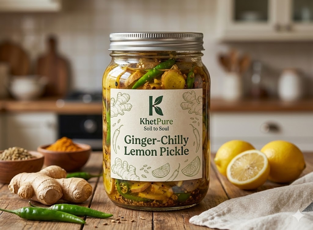 Ginger-Chilly Lemon Pickle